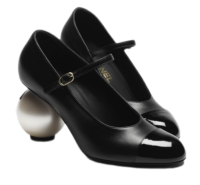 Туфли Chanel Mary Janes Черные F