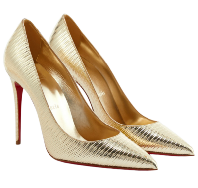 Туфли Christian Louboutin Kate Золотые F