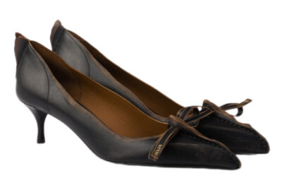 Туфли Prada Antiqued Черные F