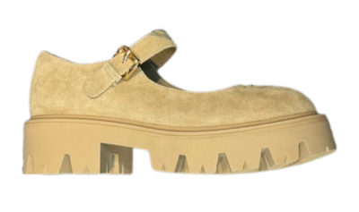 Туфли Prada Mary Jane Бежевые F