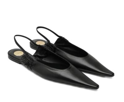 Балетки Saint Laurent Anne marie Черные F