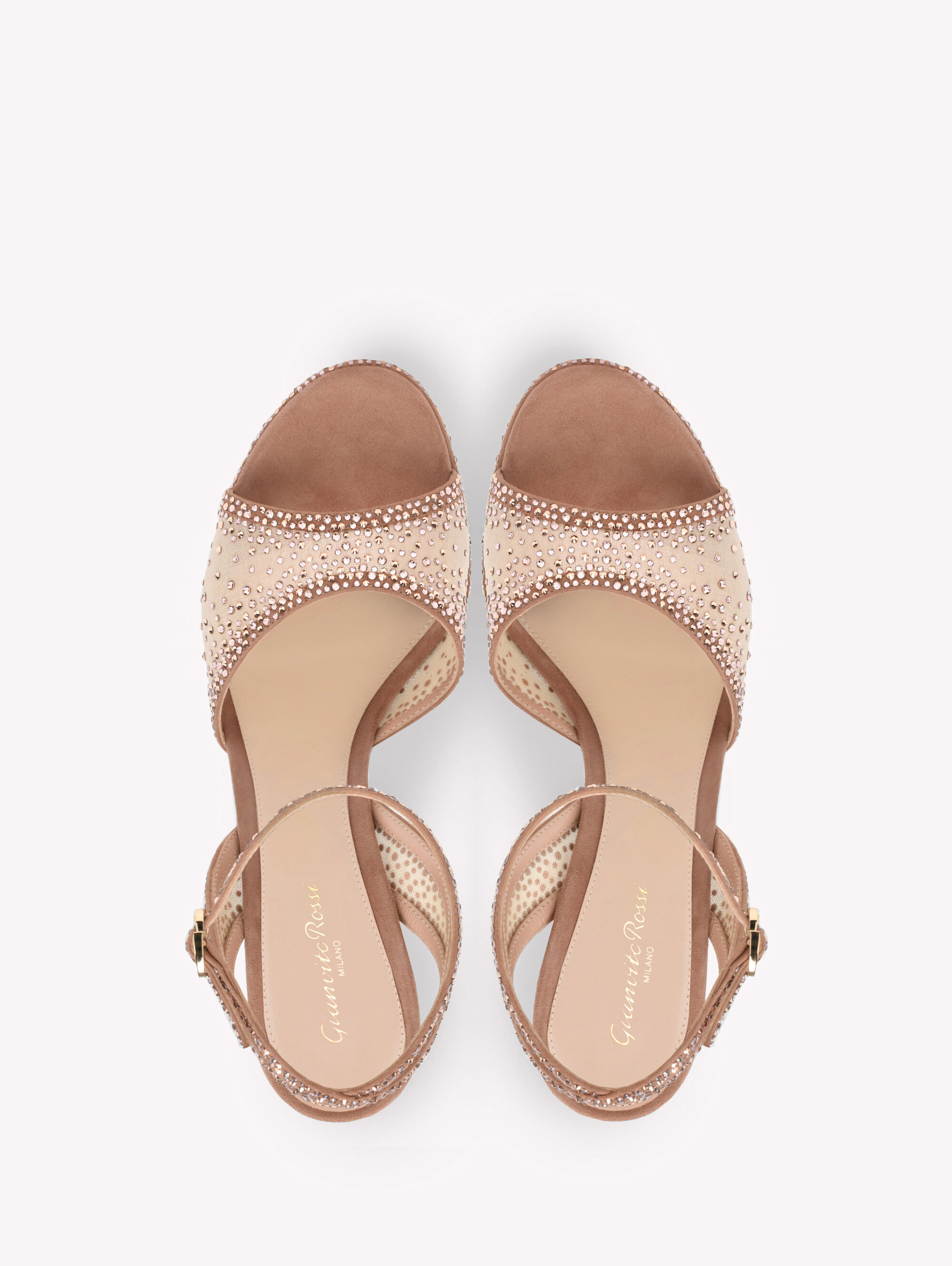 Босоножки Gianvito Rossi Rania Platform Sandal Светло розовые F