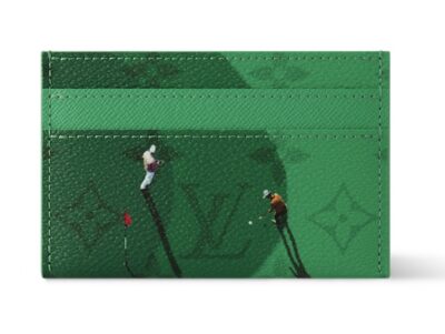 Держатель Для Карт Louis Vuitton Monogram Зеленая N