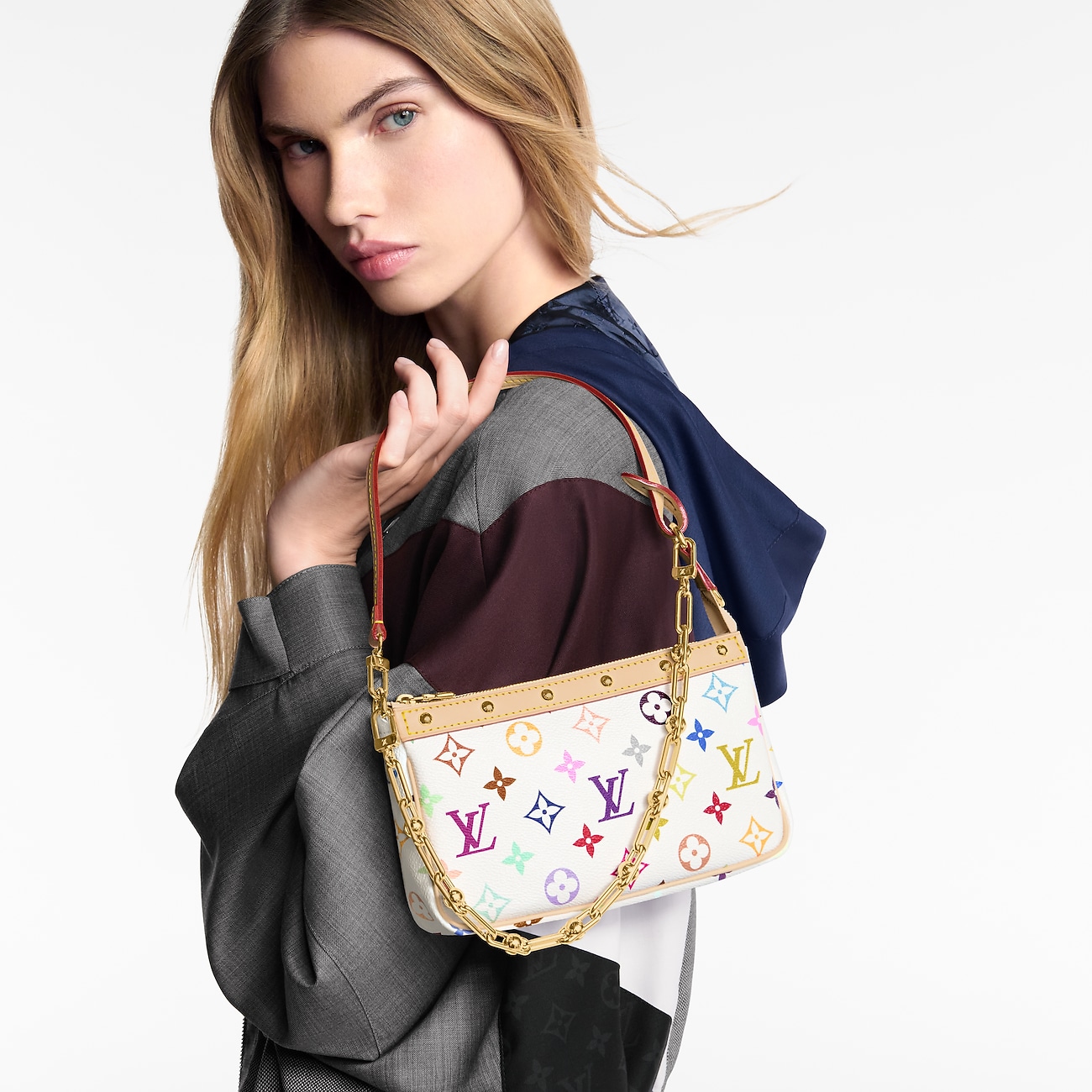 Клатчи Louis Vuitton Mini Pochette Accessoires Белый N