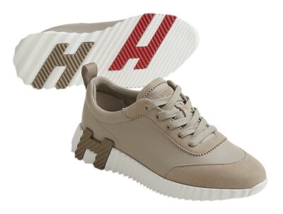 Кроссовки Hermes Bouncing Бежевые F