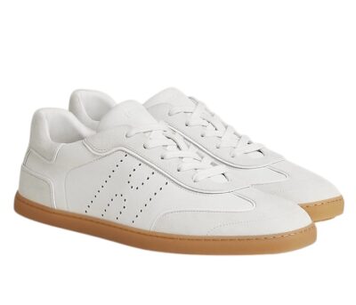 Кроссовки Hermes Hen Biais Белые F