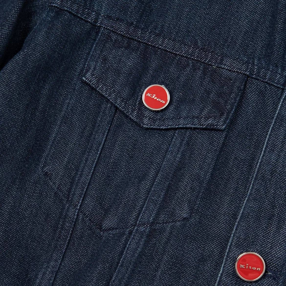 Куртка Kiton Темно синяя M