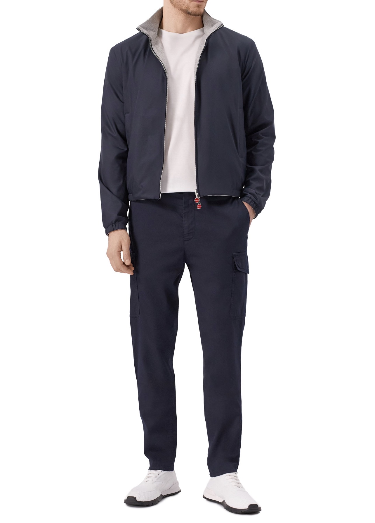 Куртка Kiton Темно синяя M