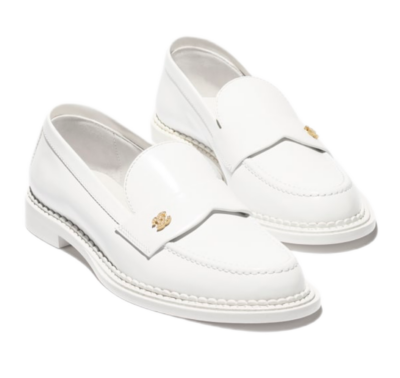 Лоферы Chanel Белые F