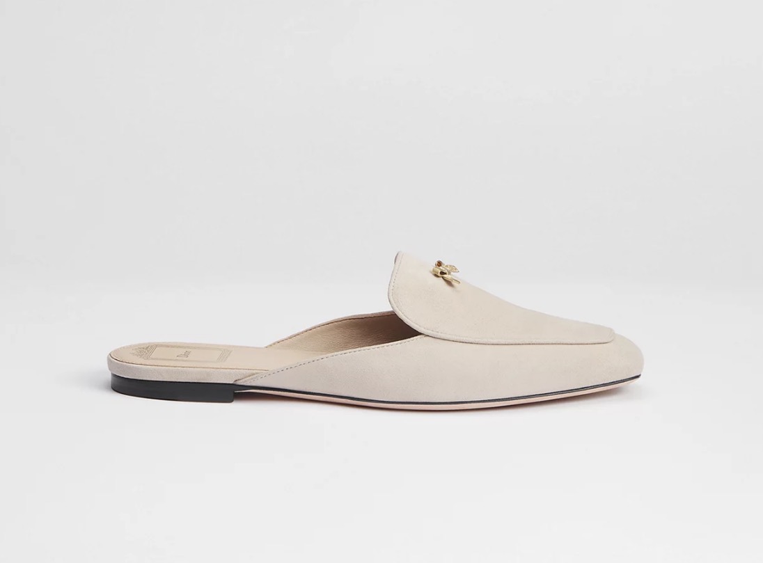 Мюли Dior Baby Bow Бежевые F