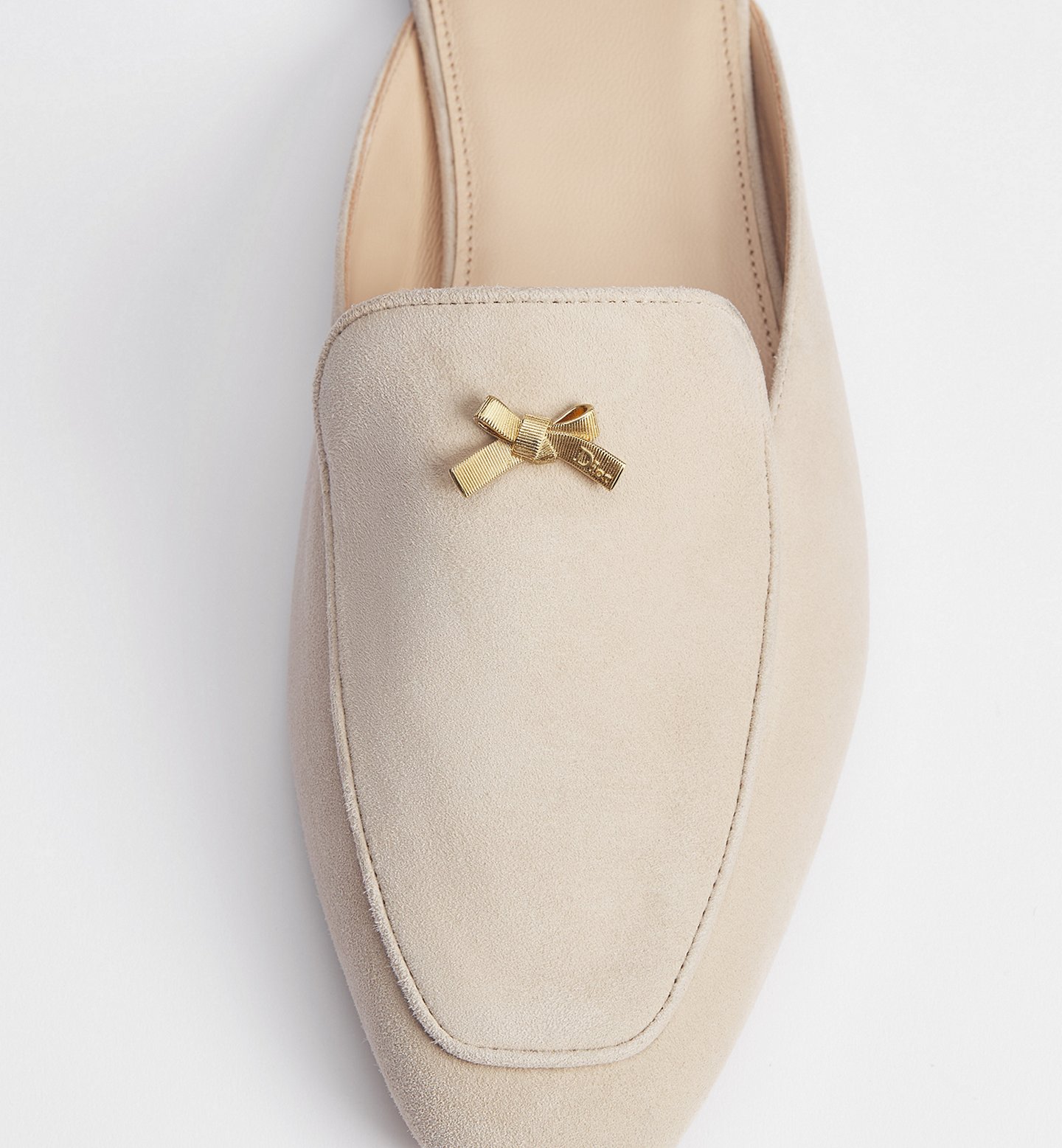 Мюли Dior Baby Bow Бежевые F