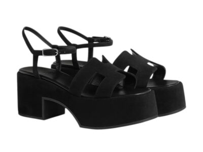 Сандали Hermes Jam Черные F