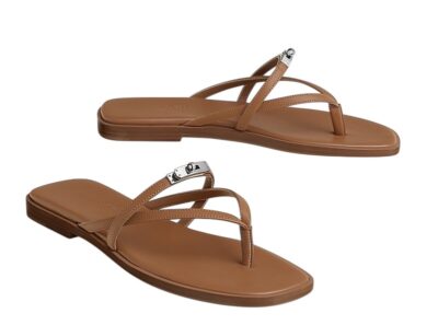 Сандали Hermes Section Коричневые F