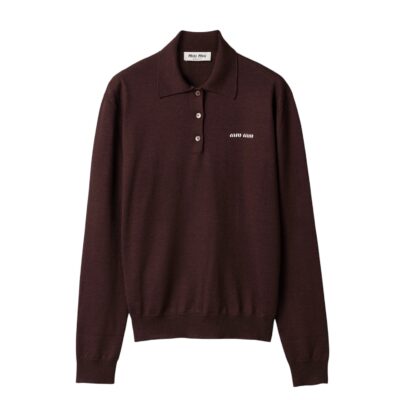 Свитшот Miu Miu Темно коричневый F