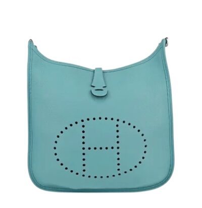 Сумка Hermes Evelyne Голубая N