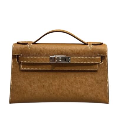 Сумка Hermes Swift Kelly Pochette Коричневая N