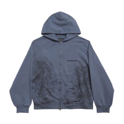 Толстовка Balenciaga Темно синяя M