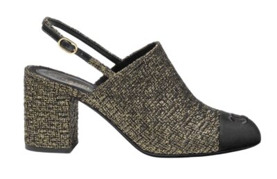 Туфли Chanel Золотые F