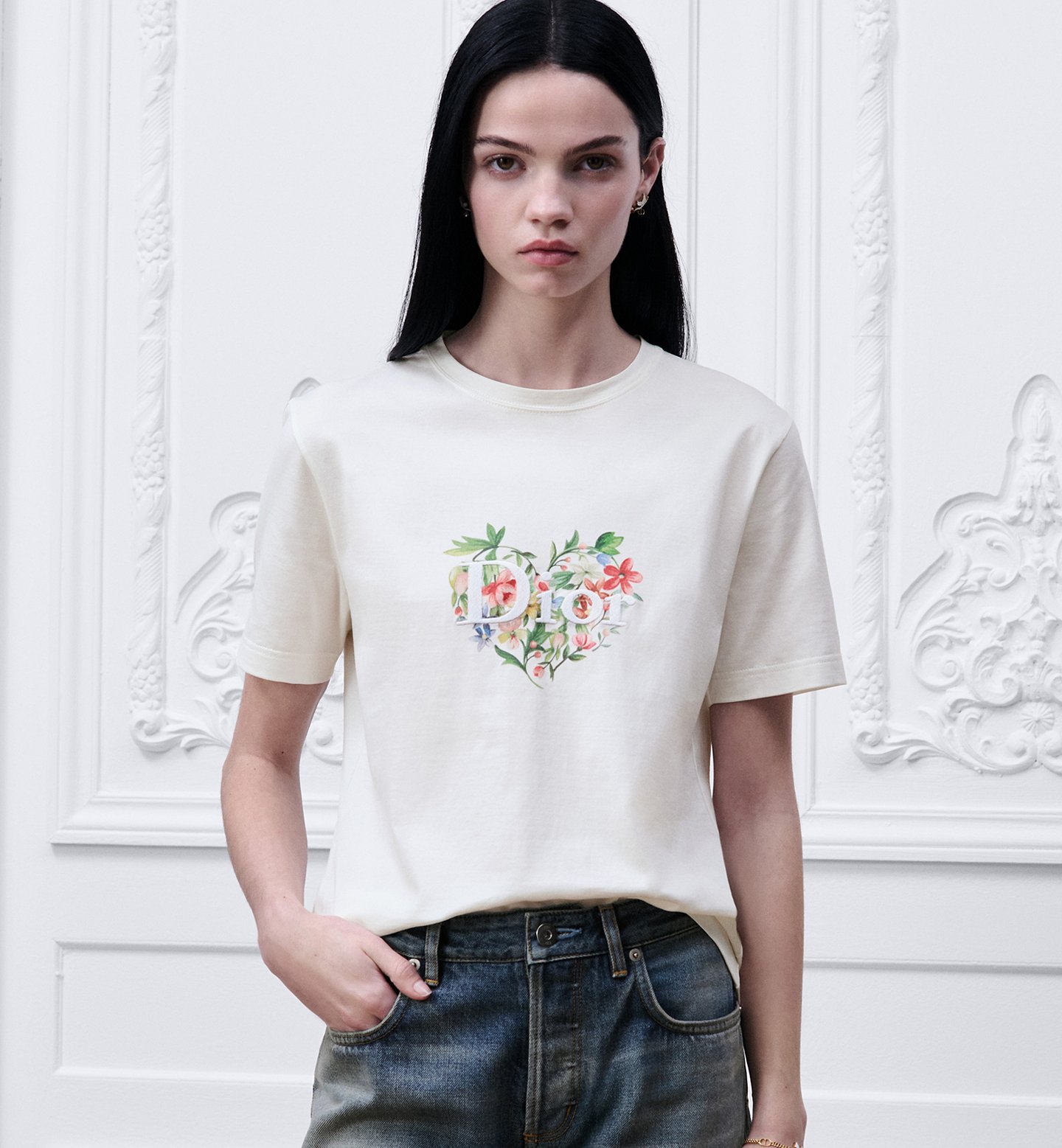 Футболка Dior Amour Белая F