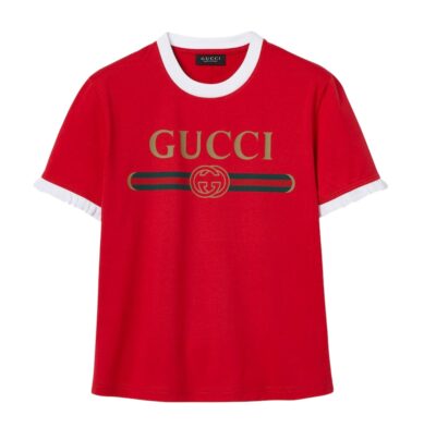 Футболка Gucci La Famiglia Красная F