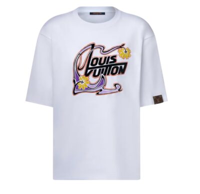 Футболка Louis Vuitton Nouveau Signature Белая F