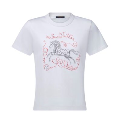 Футболка Louis Vuitton Белая F