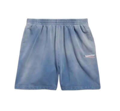 Шорты Balenciaga Political Campaign Голубые M