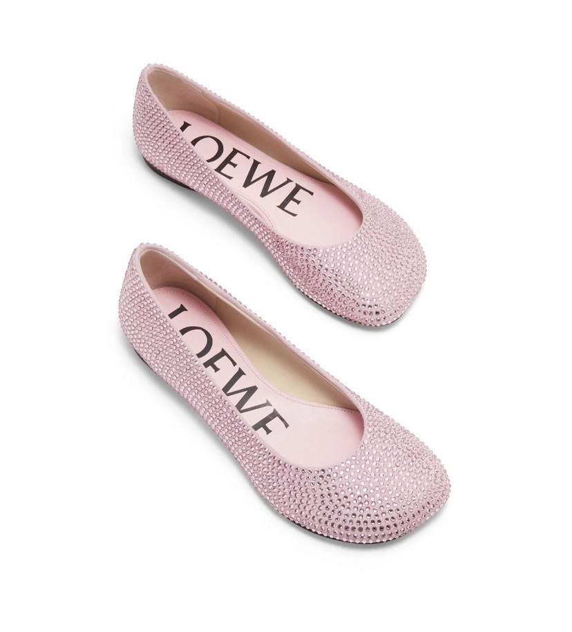 Балетки Loewe Toy Ballerina Розовые F