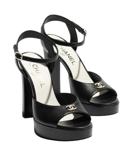 Босоножки Chanel Черные F