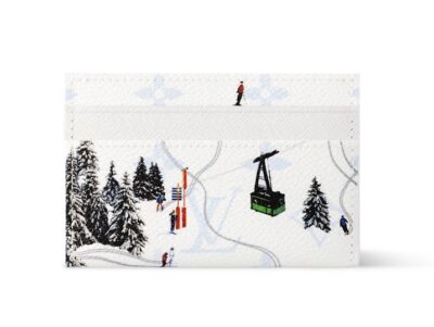 Держатель Для Карт Louis Vuitton Double Белая N