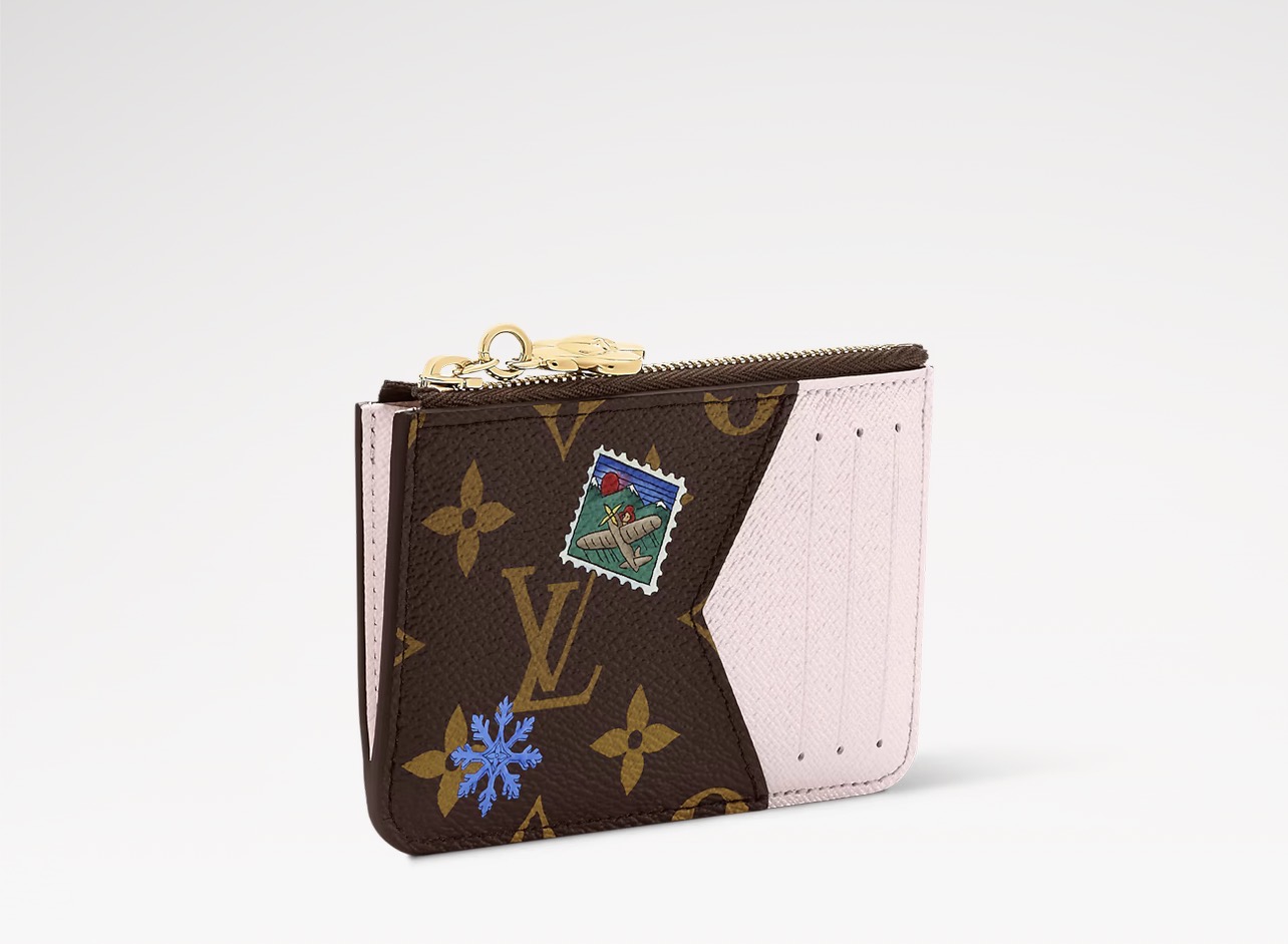 Держатель Для Карт Louis Vuitton Romy Розовая N