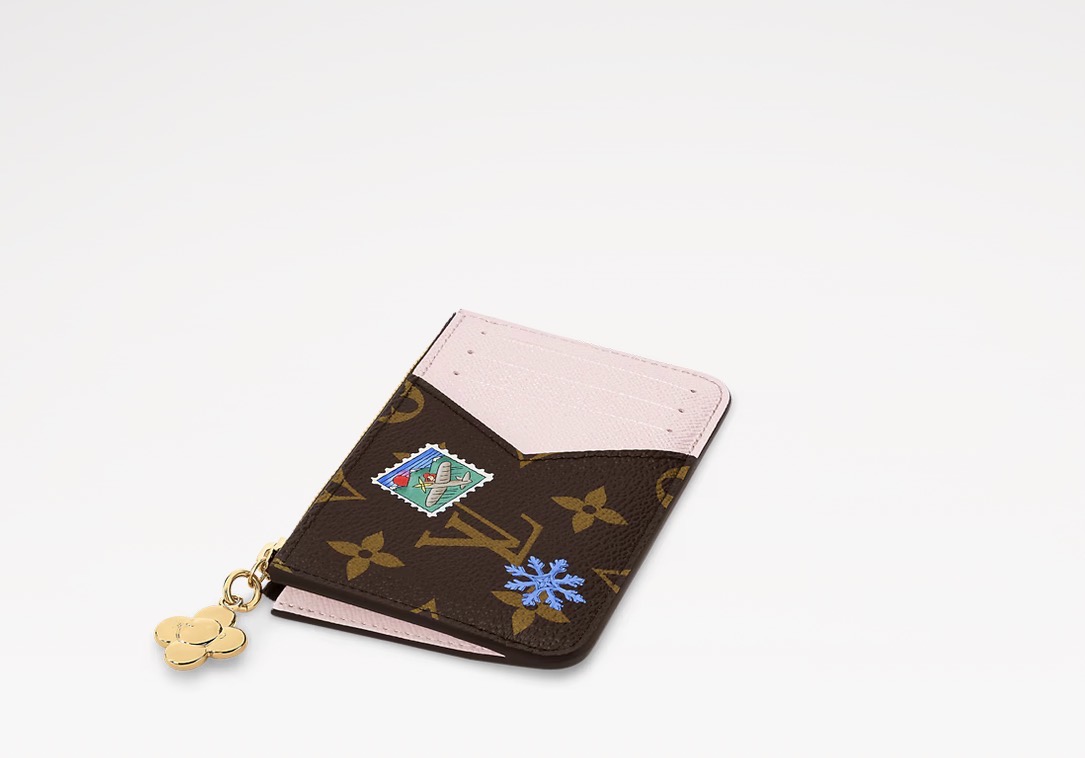 Держатель Для Карт Louis Vuitton Romy Розовая N