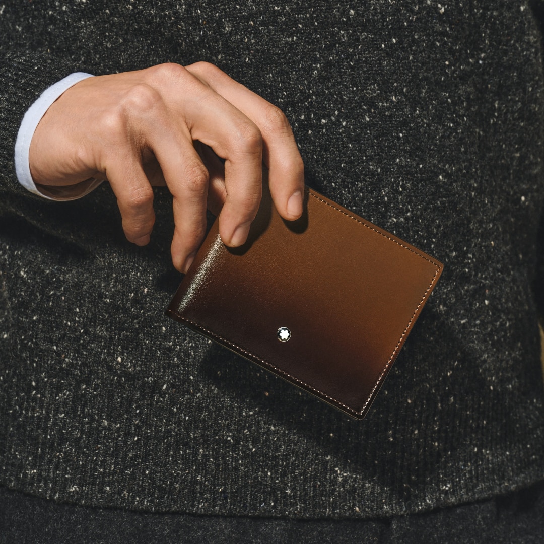 Кошелек Montblanc Cc Темно коричневый N