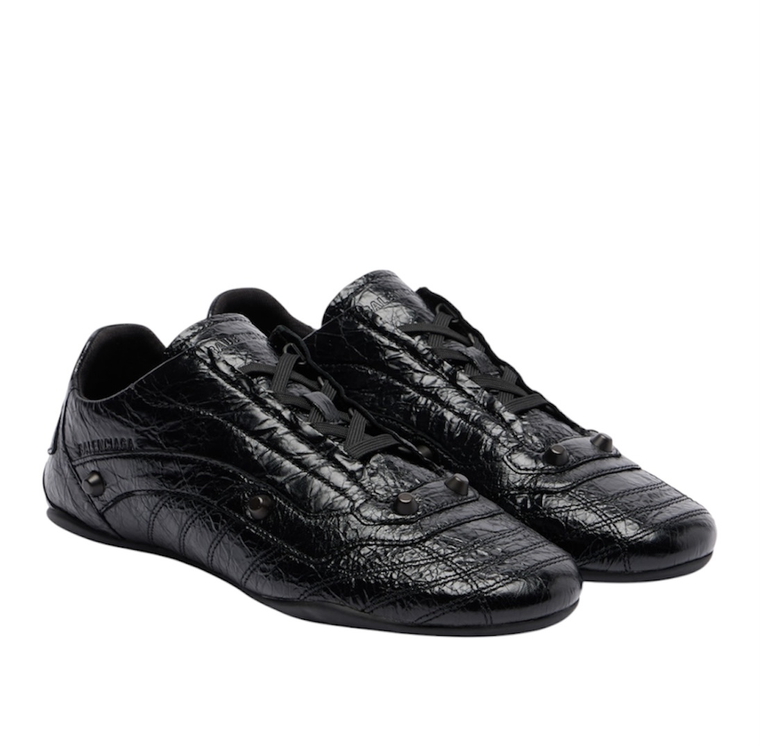 Кроссовки Balenciaga City Metallic Черные F