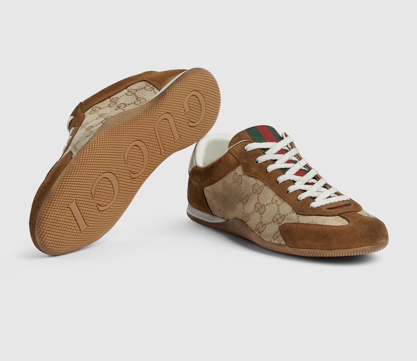 Кроссовки Gucci Shift Коричневые M