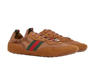Кроссовки Gucci Shift Коричневые F