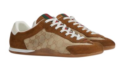Кроссовки Gucci Shift Коричневые M