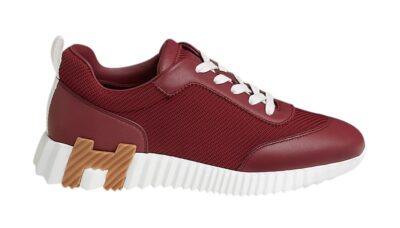 Кроссовки Hermes Bouncing Бордовые F