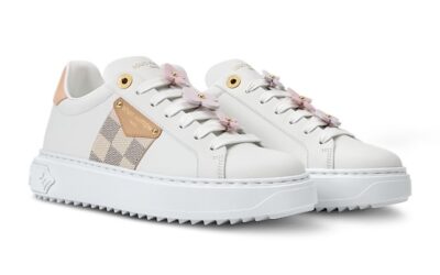 Кроссовки Louis Vuitton Time Out Белые F