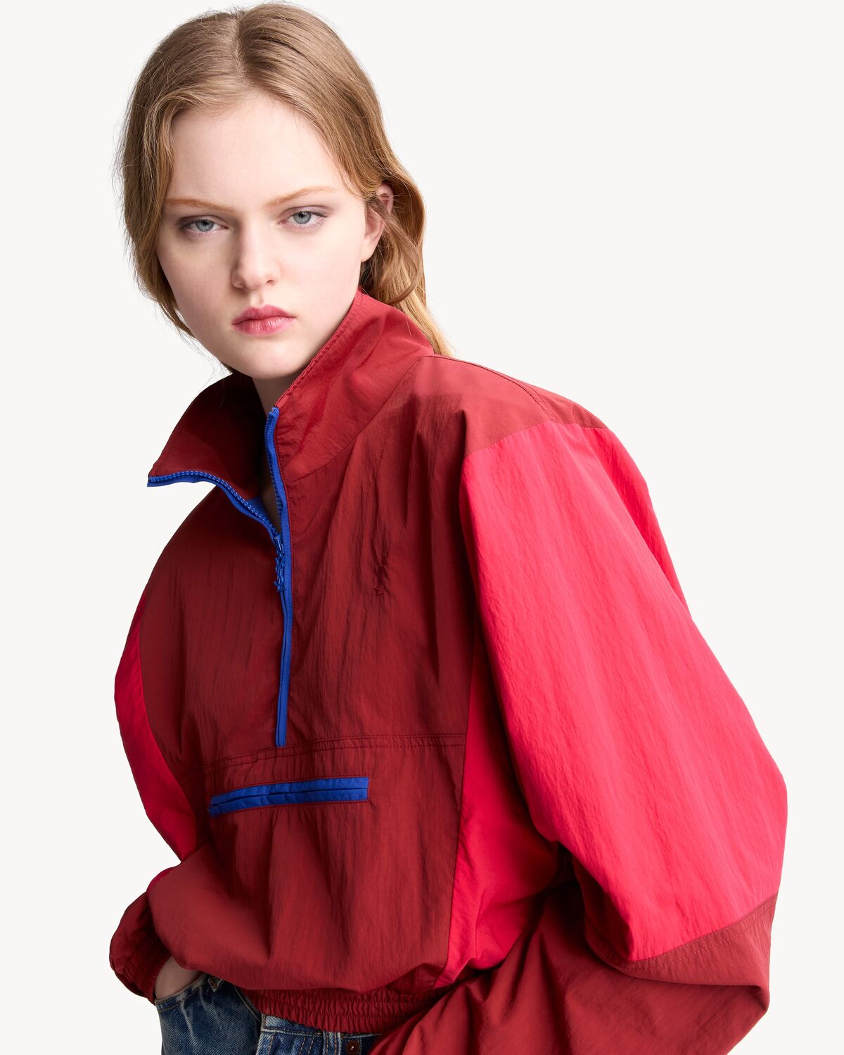 Куртка Saint Laurent Cassandre Красная F