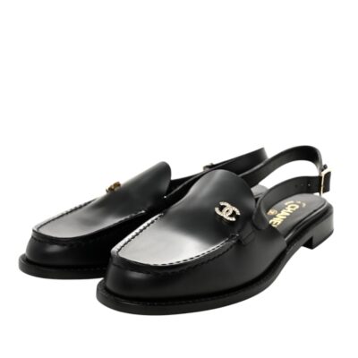 Лоферы Chanel Cc Черные F