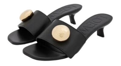 Мюли Loewe Pebble Черные F