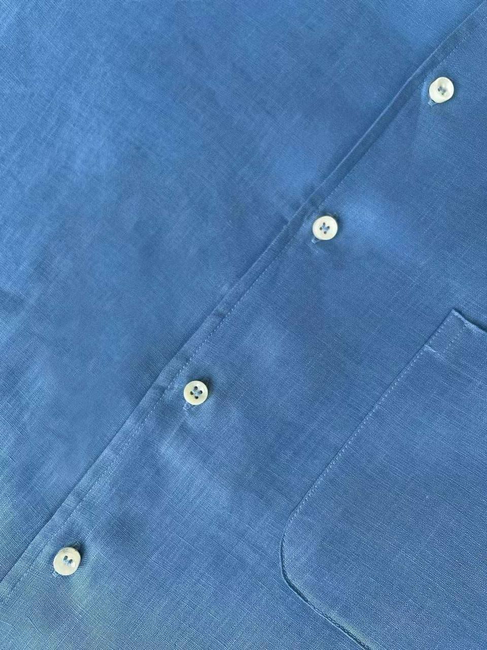 Рубашка Loro Piana Синяя M