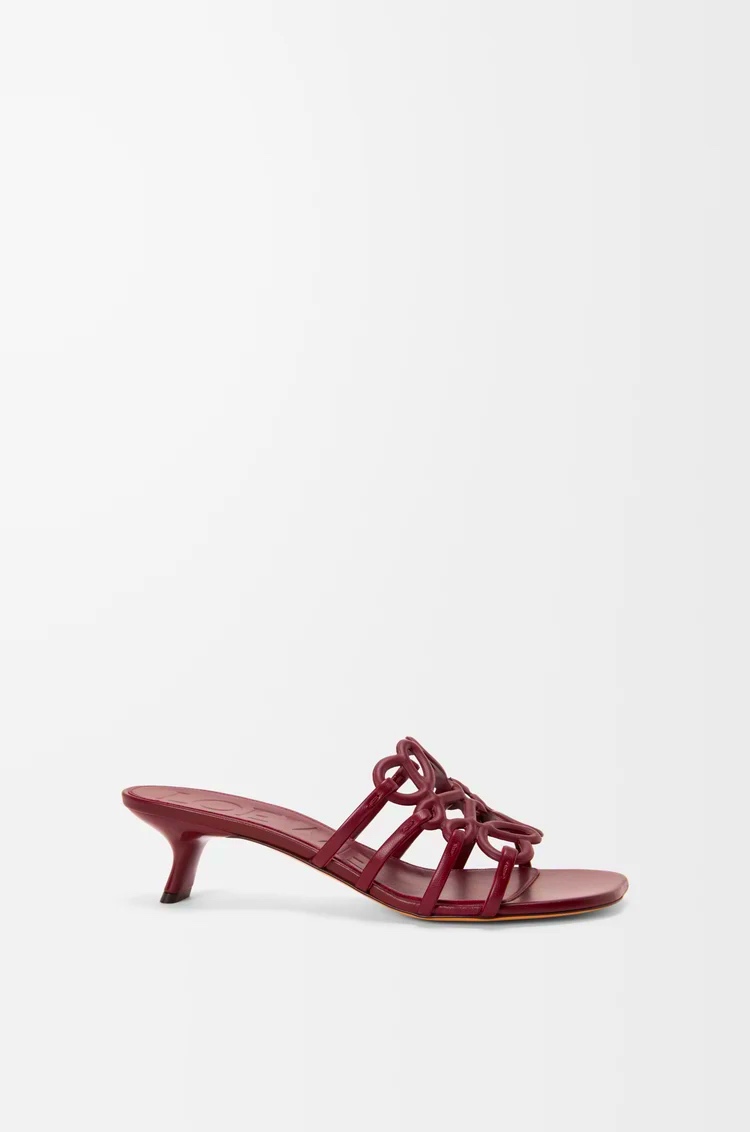 Сандали Loewe Petal Anagram Красные F