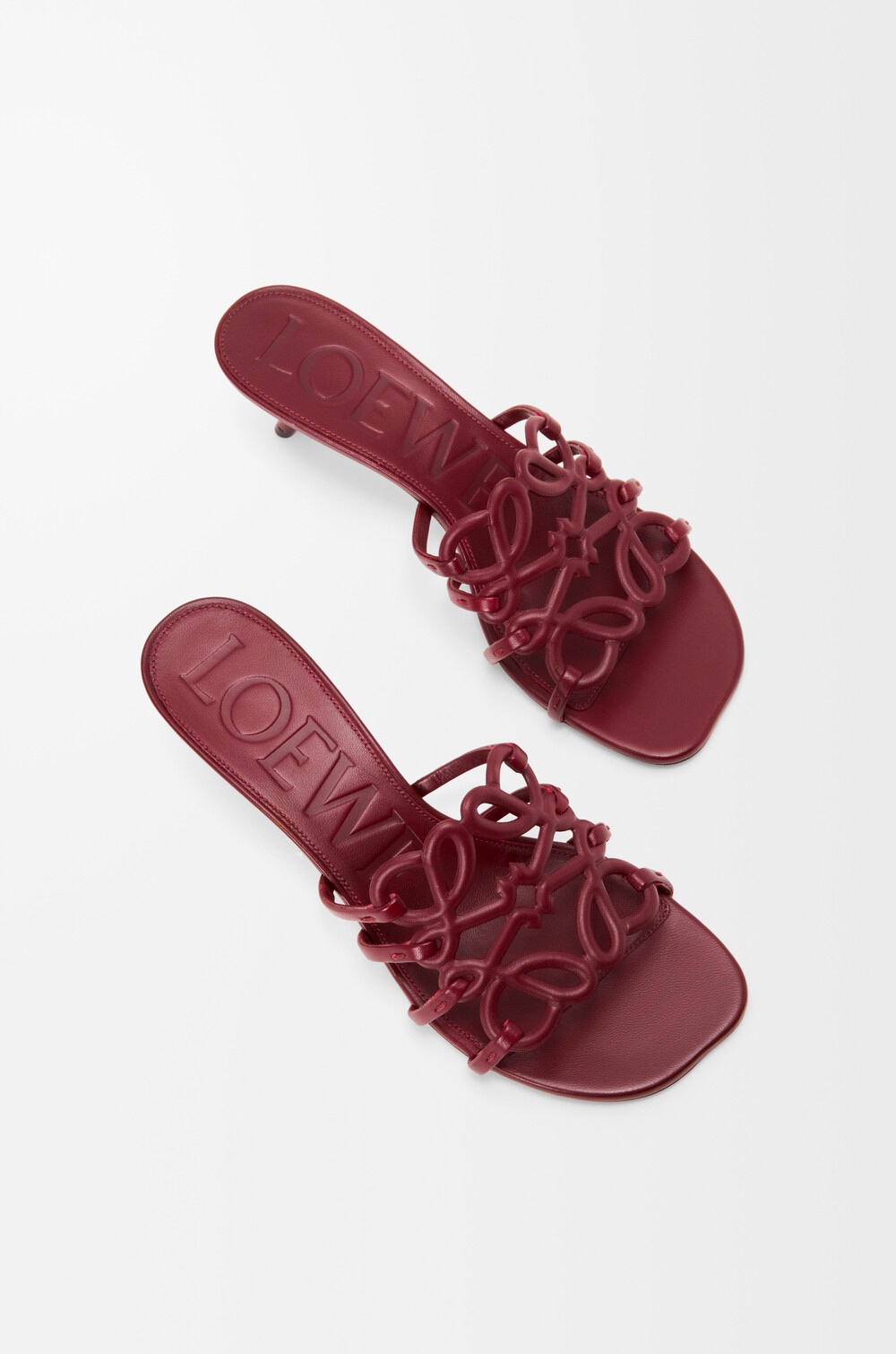 Сандали Loewe Petal Anagram Красные F