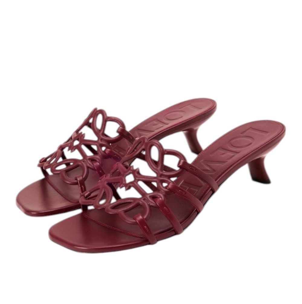 Сандали Loewe Petal Anagram Красные F