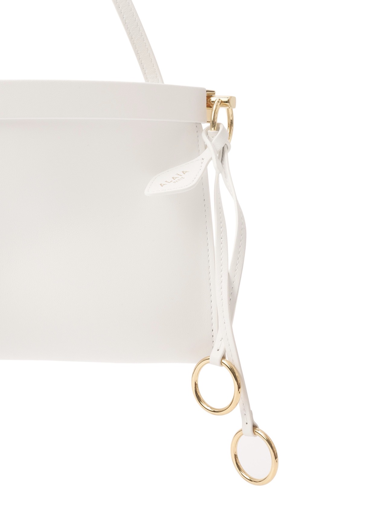 Сумка Alaia Le Click East west Small Белая N