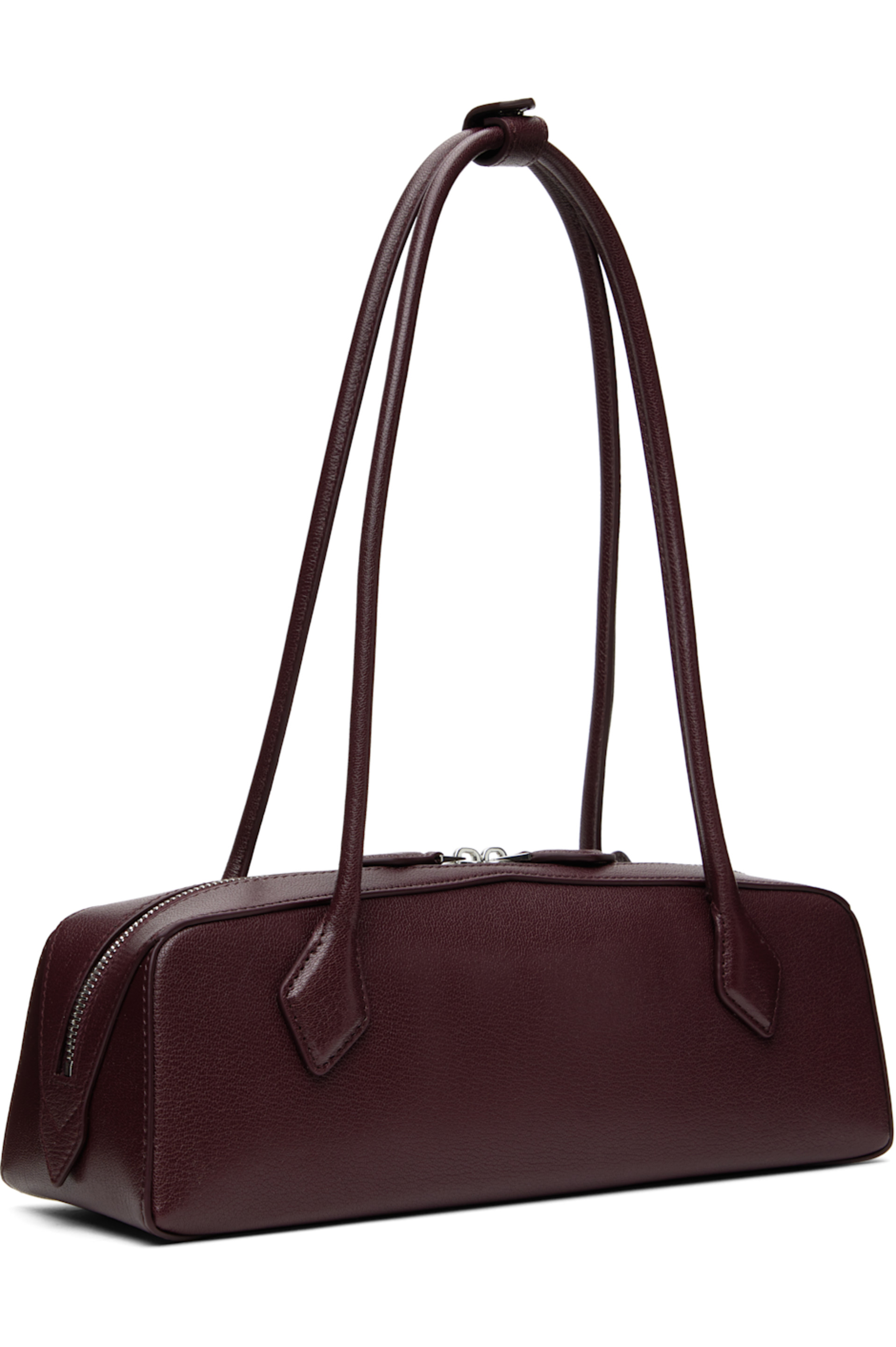 Сумка Alaia Le Teckel Medium Бордовая N