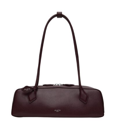 Сумка Alaia Le Teckel Medium Бордовая N