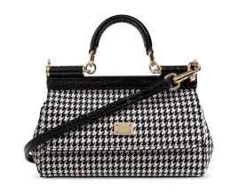 Сумка Dolcegabbana Midium Sicily Houndstoot Черная N